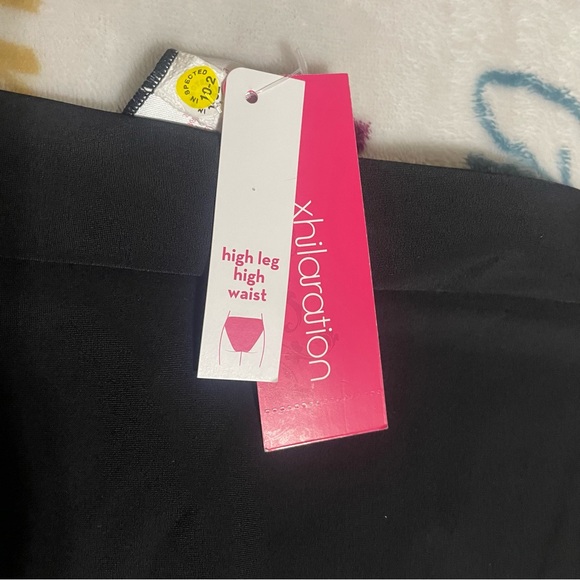 Xhilaration Black High Waist Swim Bottoms - Picture 2 of 6